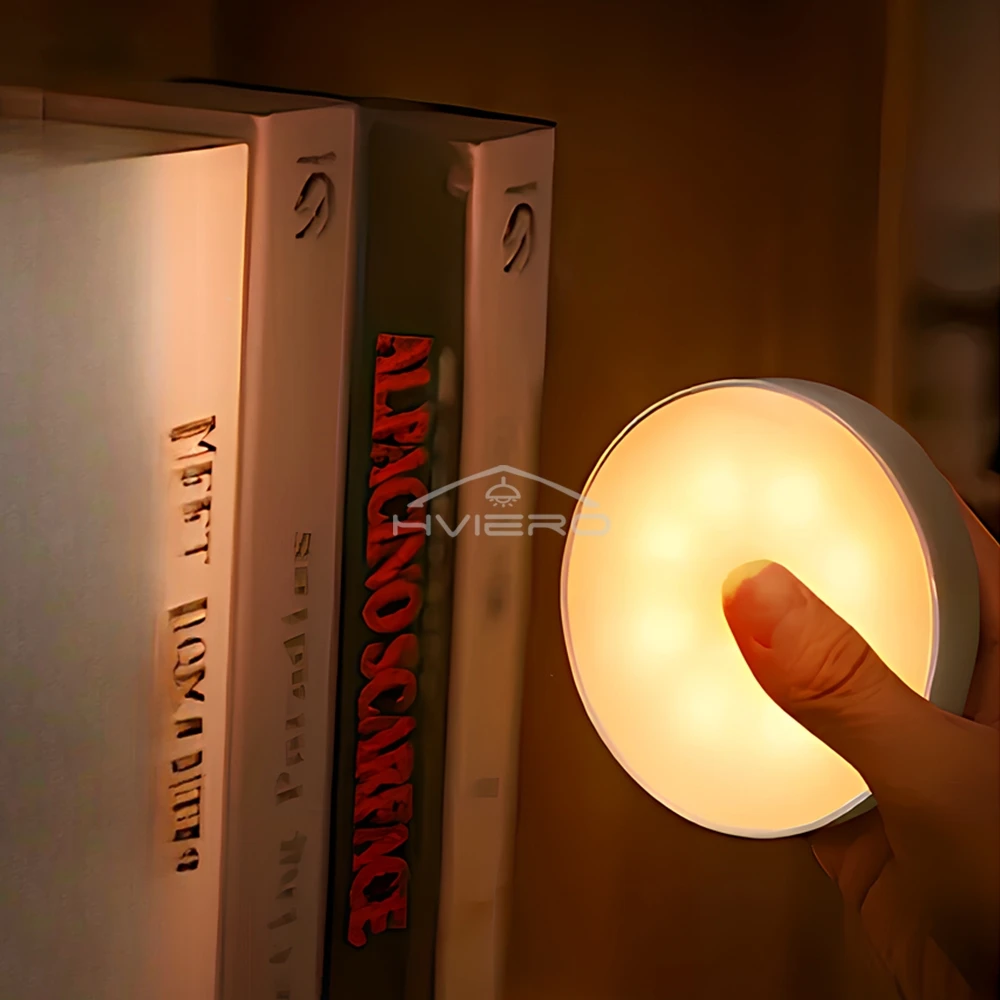 LED 스마트 인체 센서 야간 램프 비상 자동 홈 조명 침실 계단 복도 USB 충전 무선 조명