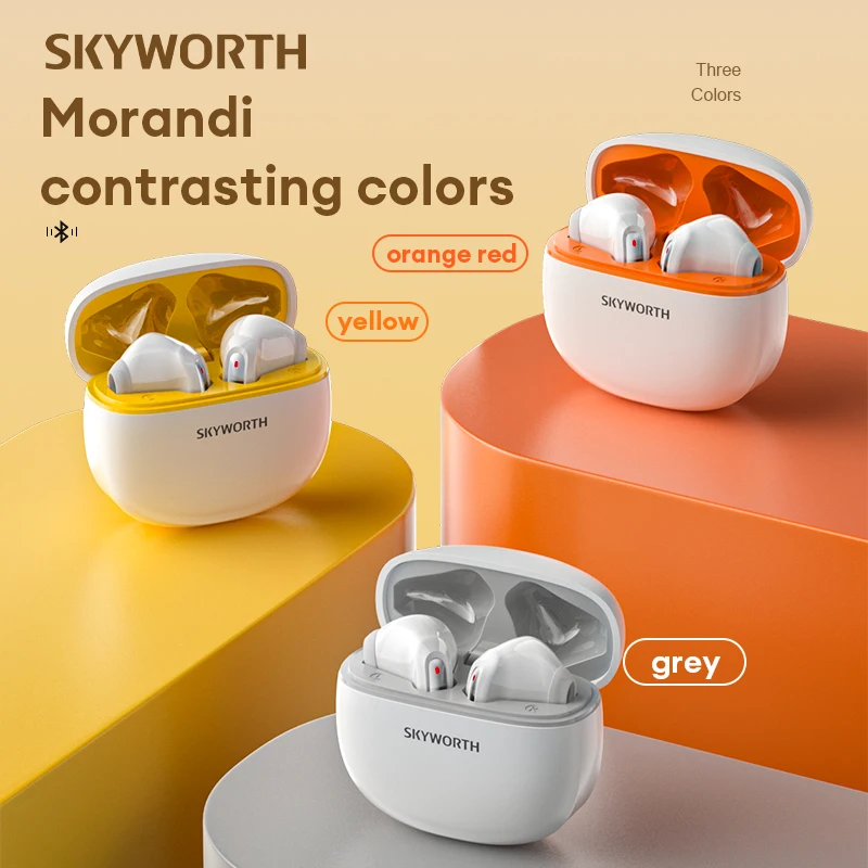 

SKYWORTH SEP006 Choice Bluetooth Headphones Gaming Low Latency TWS Wireless Earphones Touch Control Long Standby Music Earbuds