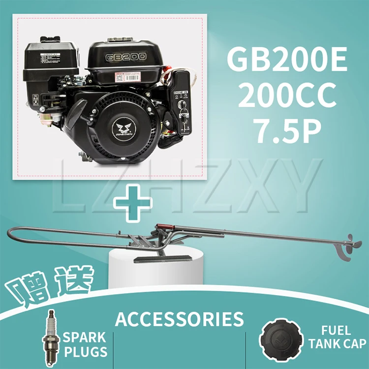 Outboard Motor 200CC 7.5HP Fishing Boat Gasoline Engine +Bracket