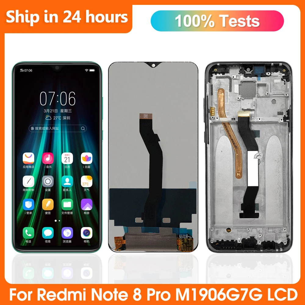 100-Tested-for-Xiaomi-Redmi-Note-8-Pro-Display-For-Redmi-Note8Pro ...