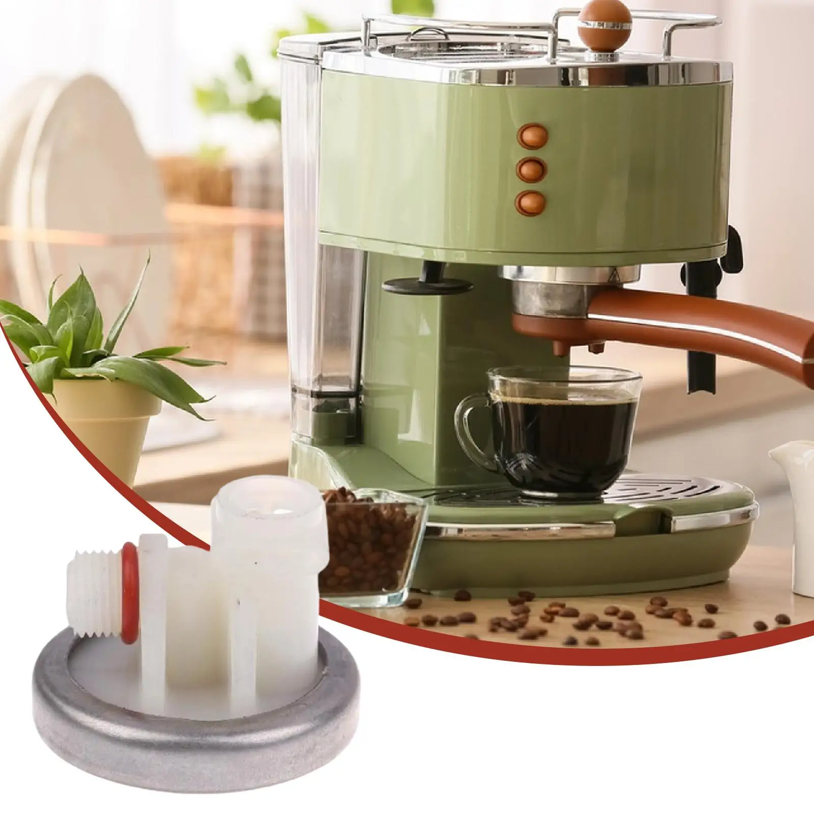Coffee Machine Pump Pressure Regulator Coffee Maker Repair D4 to G1/8 Replacement Silent for Hotel Supplies Office Home Kitchen