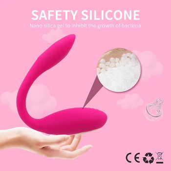 Wearable Clitoris Panties Vibrator 10 Vibrating Modes Wireless Remote Control Clit Stimulator U Shape Massager Sex Toy for Women 3