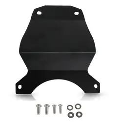Motorcycle Rear and Forward Splash Guard Fender Accessory (BK)