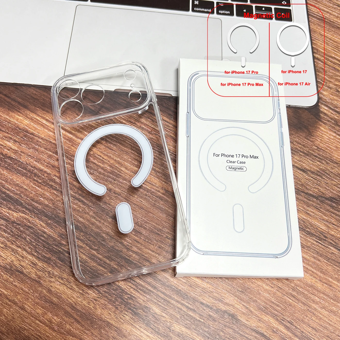 Clear Magnetic Case for iPhone thumbnail 4