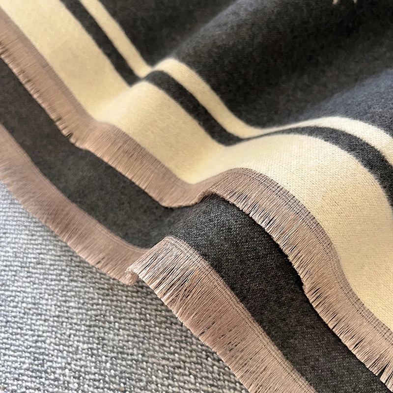 Sciarpa stampata double face donna cashmere scaldacollo elegante_voghion.com