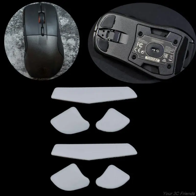 Tiger Gaming Mouse Feet Mouse Skate Logitech G304 G305 G102/G-PRO MX518 White Glides Edge 2 Sets/pack mouse skates