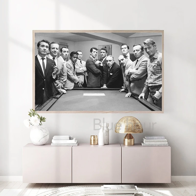 The Rat Pack, Dean Martin, Sammy Davis Jr., Frank Sinatra Tela opaca