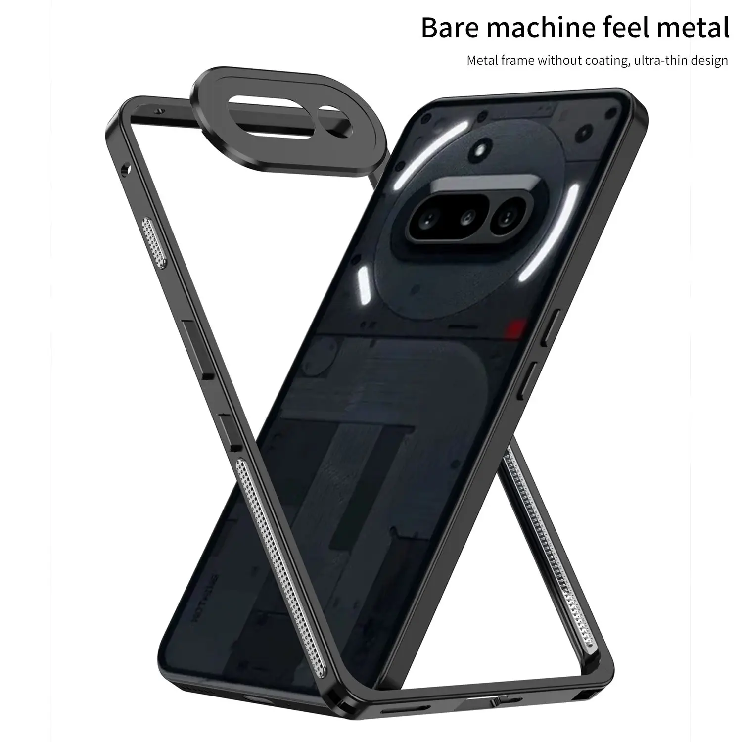 Aluminium Alloy Metal Frame Bumper with Camera Protector Cap Cover
