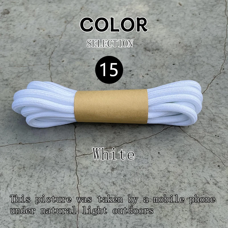Enhanced Circular 5mm Thick Sneakers Shoe Laces