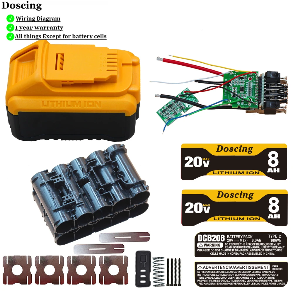 Diagram Dewalt 18 Battery Dewalt Dcf885 Schematic Replacement For Dewalt  Flexvolt 20V/60V 18