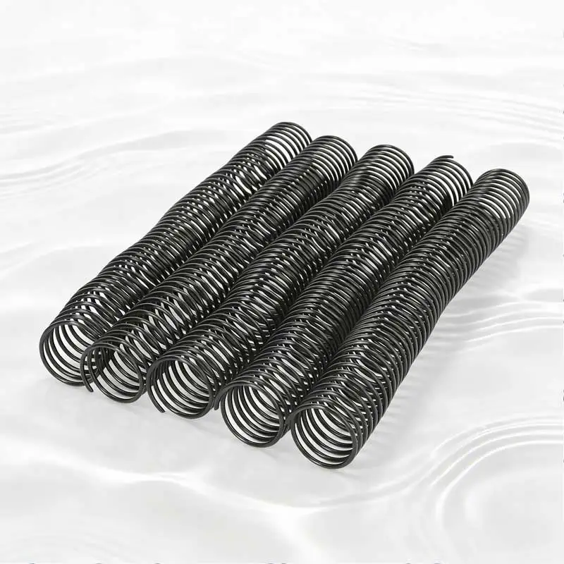 10개 바인딩 스파이럴 4:1 피치 플라스틱 46개 톱니 360도 회전 280매 용량 사용하기 쉬운 문서용 바인딩 코일