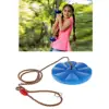 Tree Swing Disc Seat with Climbing Rope Outdoor Playground Set Accessories Tree 1