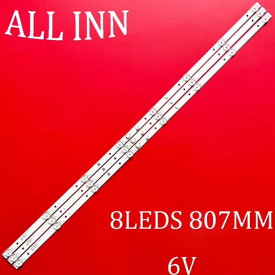 LED backlight strips for STARWIND SW-LED42SB300 SW-LED42BB200 Fusion FLTV-43A210 JS-JP42DM082ED.007L(00813) R72-42D04-010