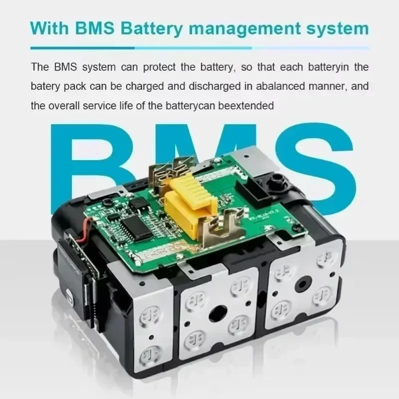 Makita Latest Upgraded BL1860 Rechargeable Battery 18 V 6.0A Lithium for Makita 18V Battery BL1840 BL1850 BL1830 BL1860B LXT 400 5