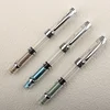 High Quality 3008 Transparent Fountain Pen Plastic EF Nib Piston Filler Ink Pens for Writing School Office Supplies Stationery 5