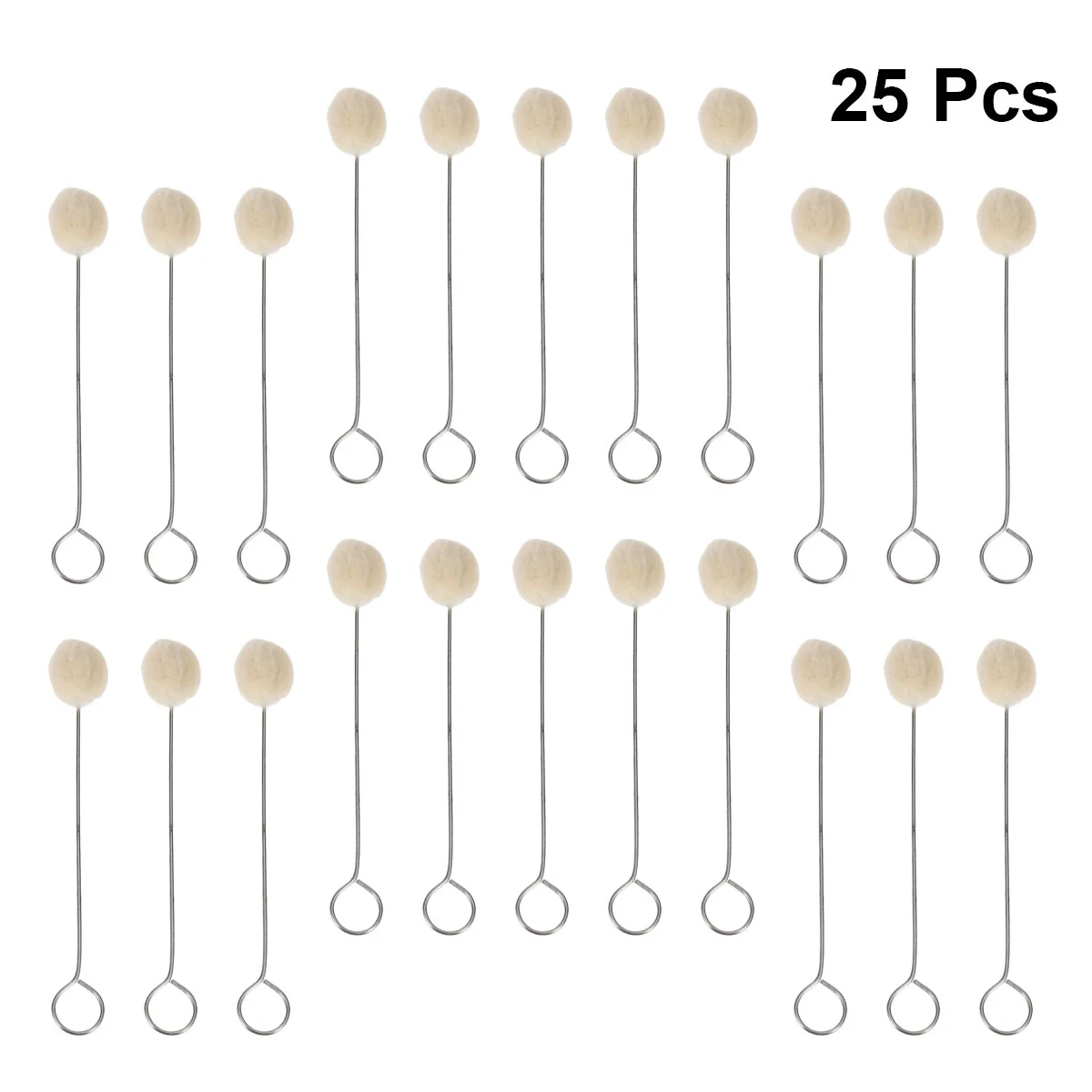 

25pcs Daubers Dye Tool with Metal Handle Brush Dye Dauber Dyeing Applicator for Craft Projects