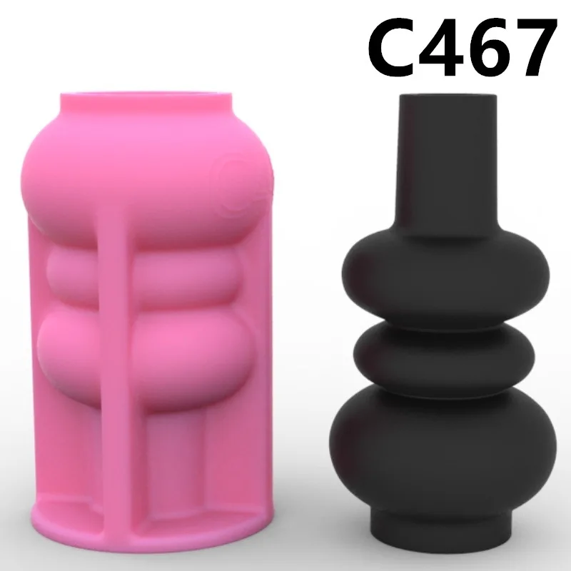 

Ceramic Vase Silicone Mold DIY Home Advanced Sense Vase Flower Arrangement Decoration Mold Epoxy Plaster Cement Handicraft C467