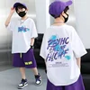 100% Cotton Fashion Kids T-Shirt Summer Street Cartoon Printed T-Shirt Boys or Girls Clothing Kids Short Sleeve Top 1
