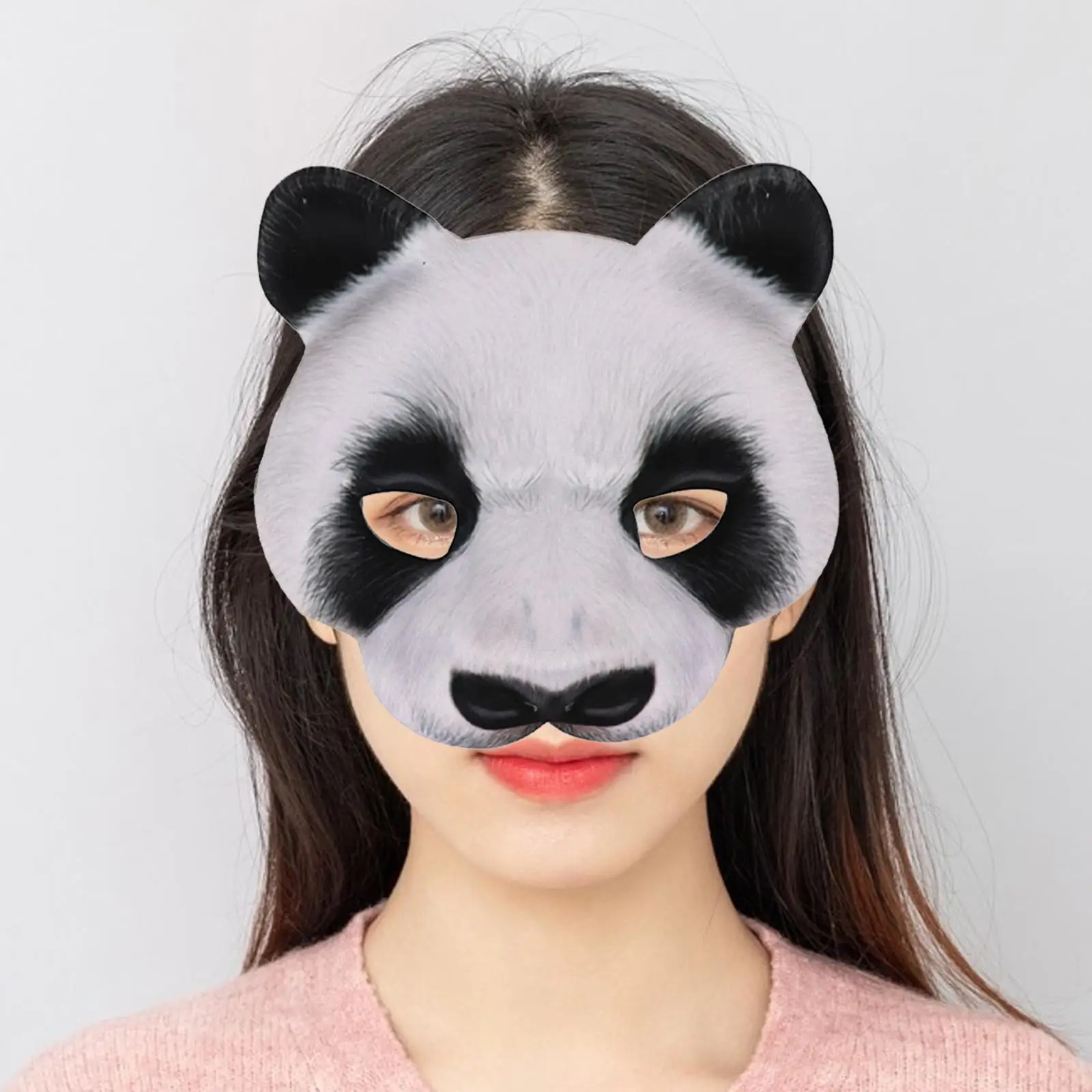 

Panda Masks Cosplay Headgear Photography Props Animal Mask Halloween Mask for Adults Mardi Gras Carnivals Animal Themed Party