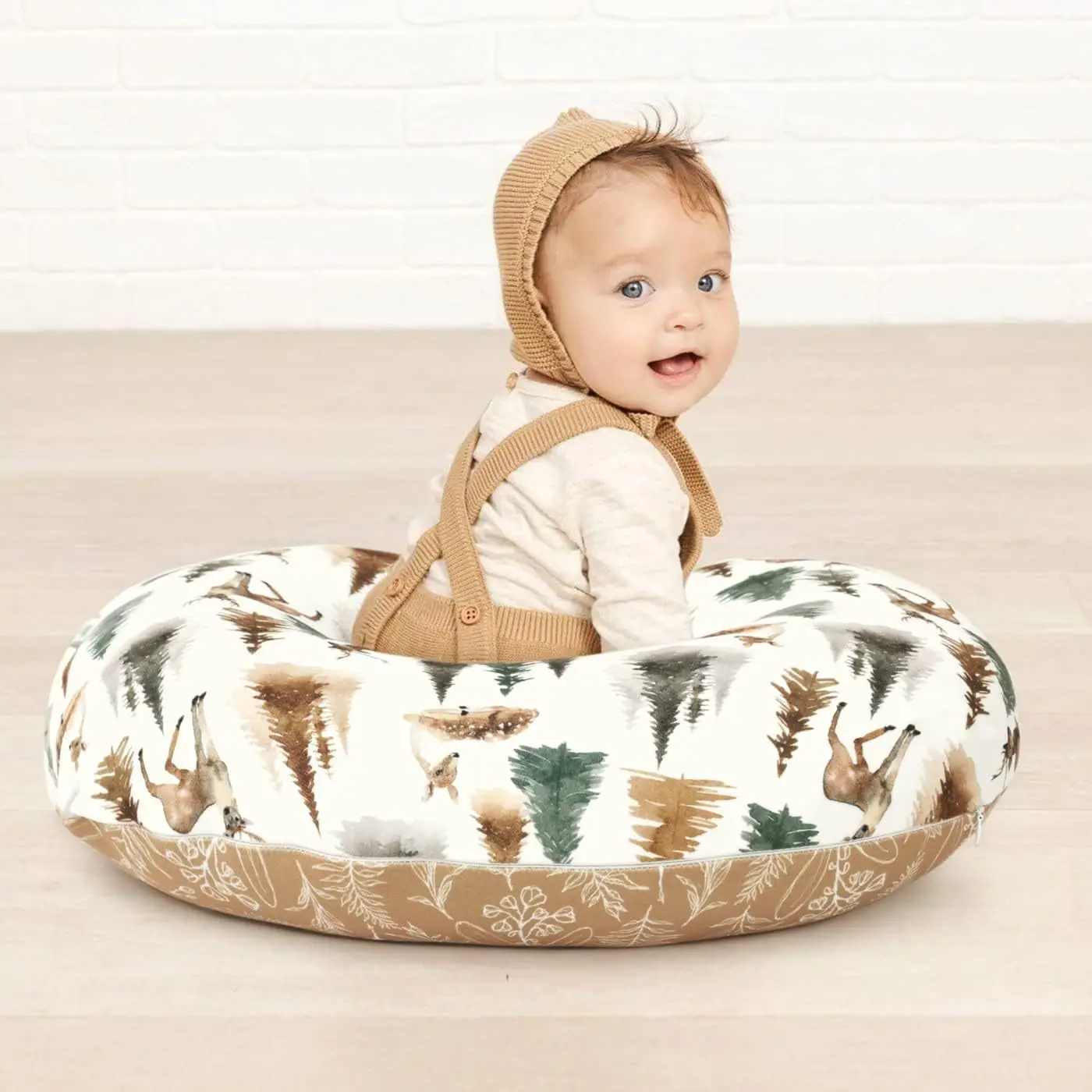 U-shaped Breastfeeding Pillowcase For Pregnant Women Baby Anti Spitting Multifunctional Baby Lying Hugging Postpartum Pillow