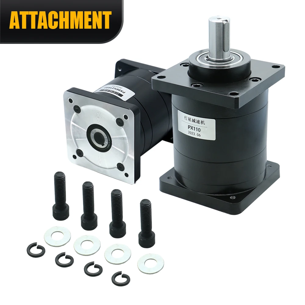 Planetary Reducer PX110 Planetary Reduction Motor Suit For 110ST Servo Motor Input 19mm Output Shaft 19mm Ratio 3 4 5 6 8 10 20 40 64 96