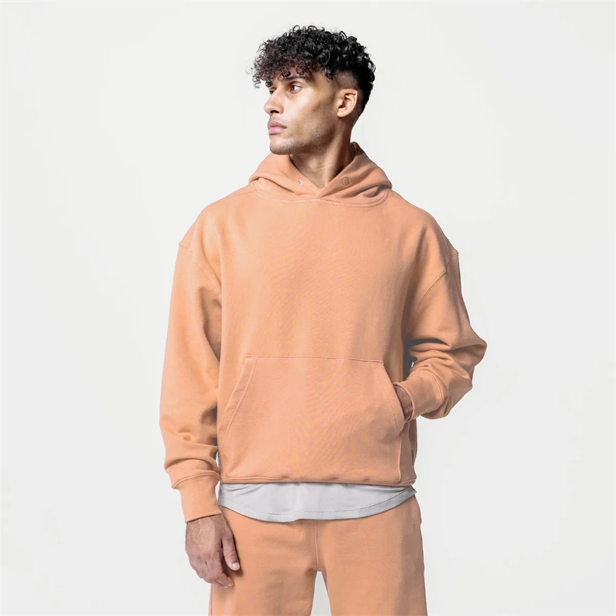 2023 new men trend loose hoodie hooded basketball jersey running training pullover casual sports outdoor long sleeve jacket