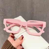 Nouveau Transparent ordinateur lunettes cadre femmes hommes Anti lumière bleue lunettes carrées blocage lunettes optique Spectacle lunettes ﻿ 3