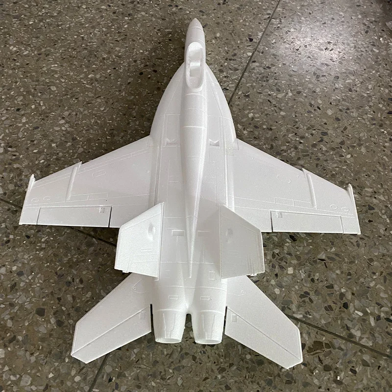 Qlq Rc Plane Remote-controlled Fighter Model F18 64mm Culvert Aircraft High-speed Epp Fixed Wing Remote-controlled Aircraft Toy 2
