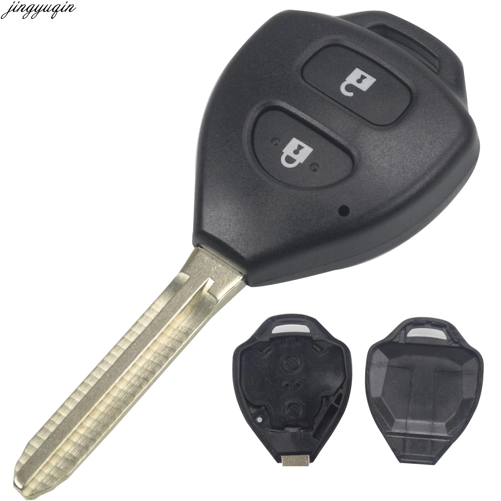 Remote Key Shell TOY43 For Toyota Alphard Yaris Prado Tarago Camry Corolla RAV4 Hilux Vitz REIZ Crown Avalon Venza car key shell,car remote key,car key,key shell