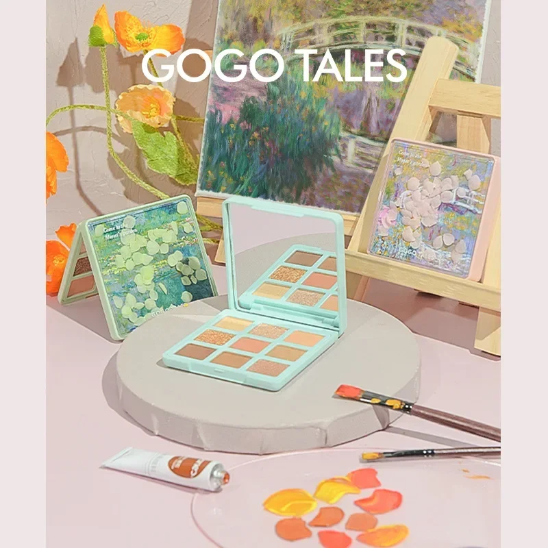 

gogotales Secret Garden Petals Eyeshadow Palette Milk Tea Earthy Matte Pearl