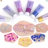 Eye Sequins Gel Mermaid Scale Face Body Lip Sequins Glitter Powder Eye Shadow Bright Polarized Dance Nail Decoration Makeup 50ML 6