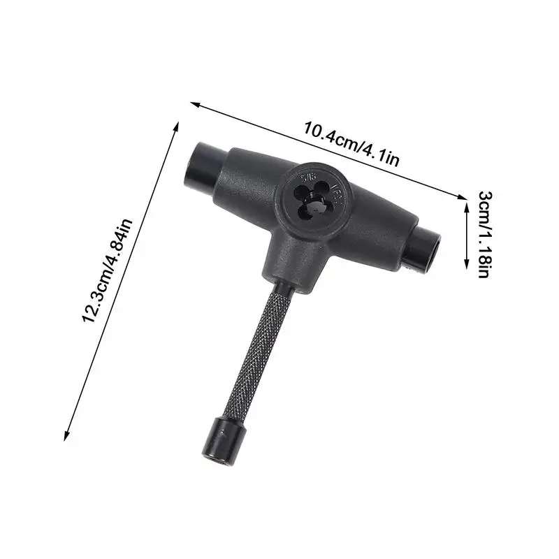 Skateboard T Tool T Shape Skateboard Tool Skateboarding Wrench Repair Roller Skate Wrench For Inline Skates Quad Skates