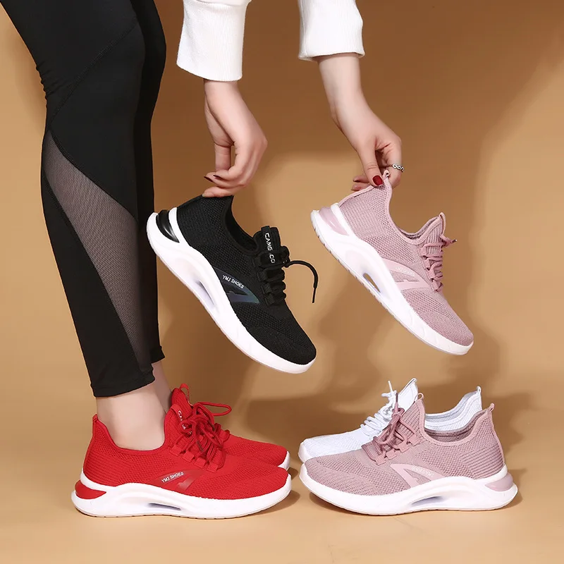 

Новые осенние спортивные туфли Yuanmengjiao с мягкой подошвой, танцевальные туфли flying weaving и drag, танцевальные туфли с квадратным носком, распродажа