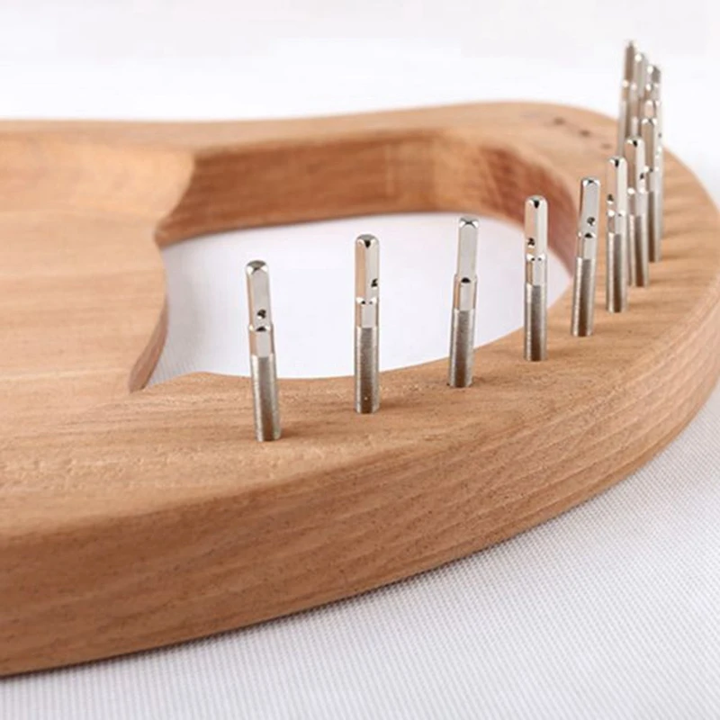 60 Pcs Tuning Pin Nails And 60 Pcs Rivets,With L Shape Tuning Wrench