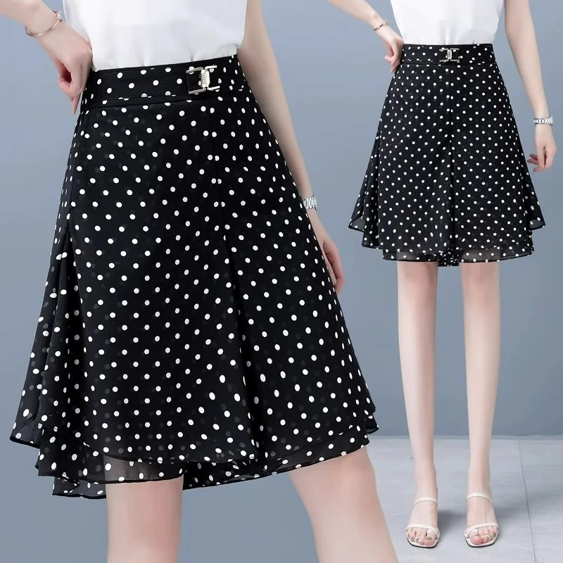 Korean Version Fashion Versatile Woolen Five Point Shorts Women's Solid Zipper Button High Waist Casual Straight A-line Pants
