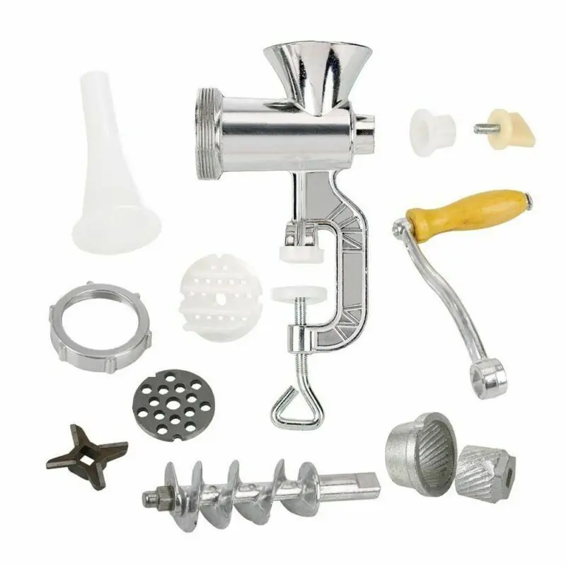 Heavy Duty Manual Meat Grinder Mincer Stuffer Sausage Pasta Filler Maker Machine images - 6