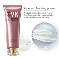 AILKE Rose Women Facial Cleanser, Lightening, Moisturizing, Anti-Wrinkles, Exfoliate, Oil Control, Gentle Clean Skin, 120ml 2