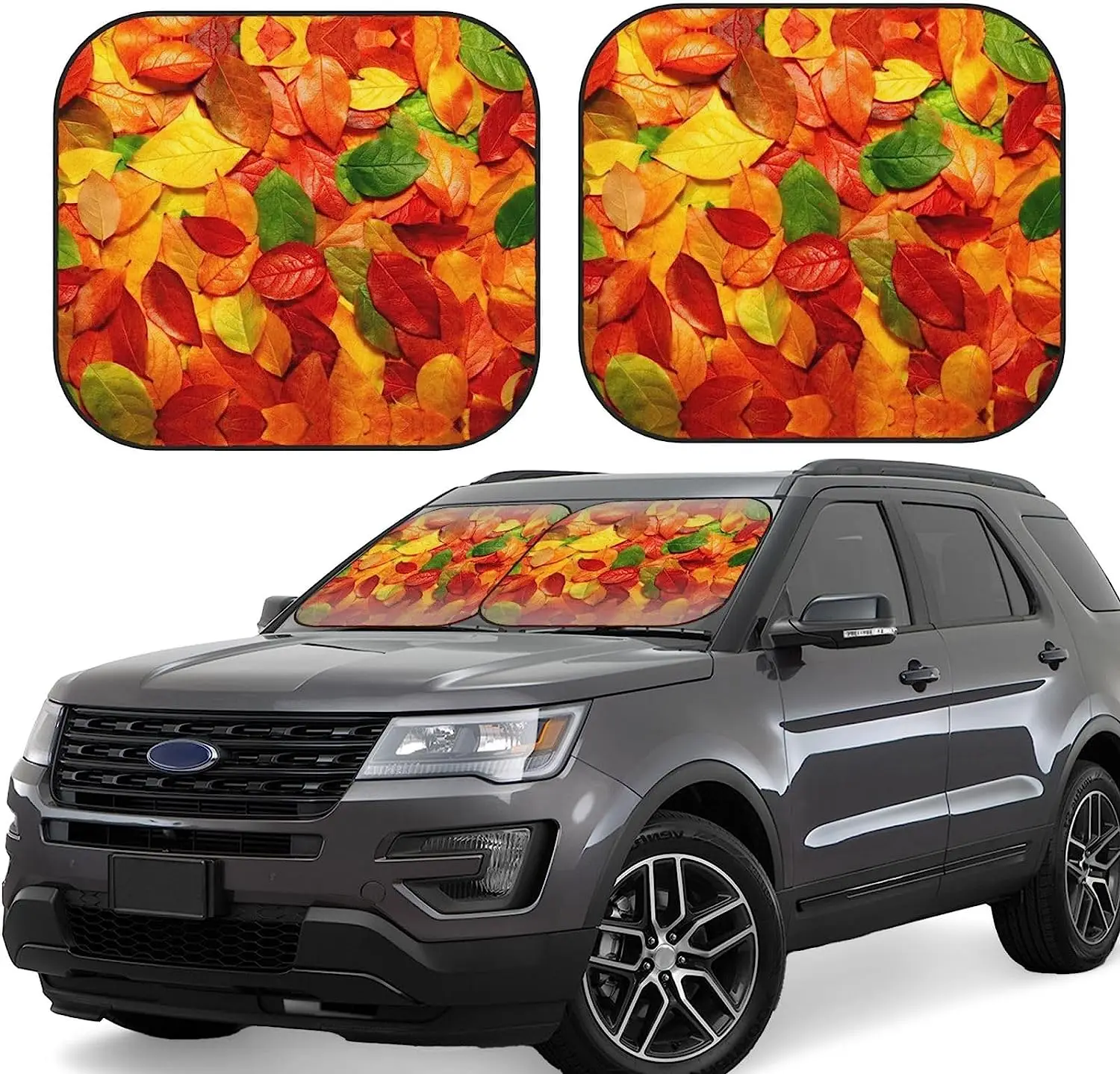 

2 шт., светоотражающие автомобильные тени на лобовое стекло автомобиля