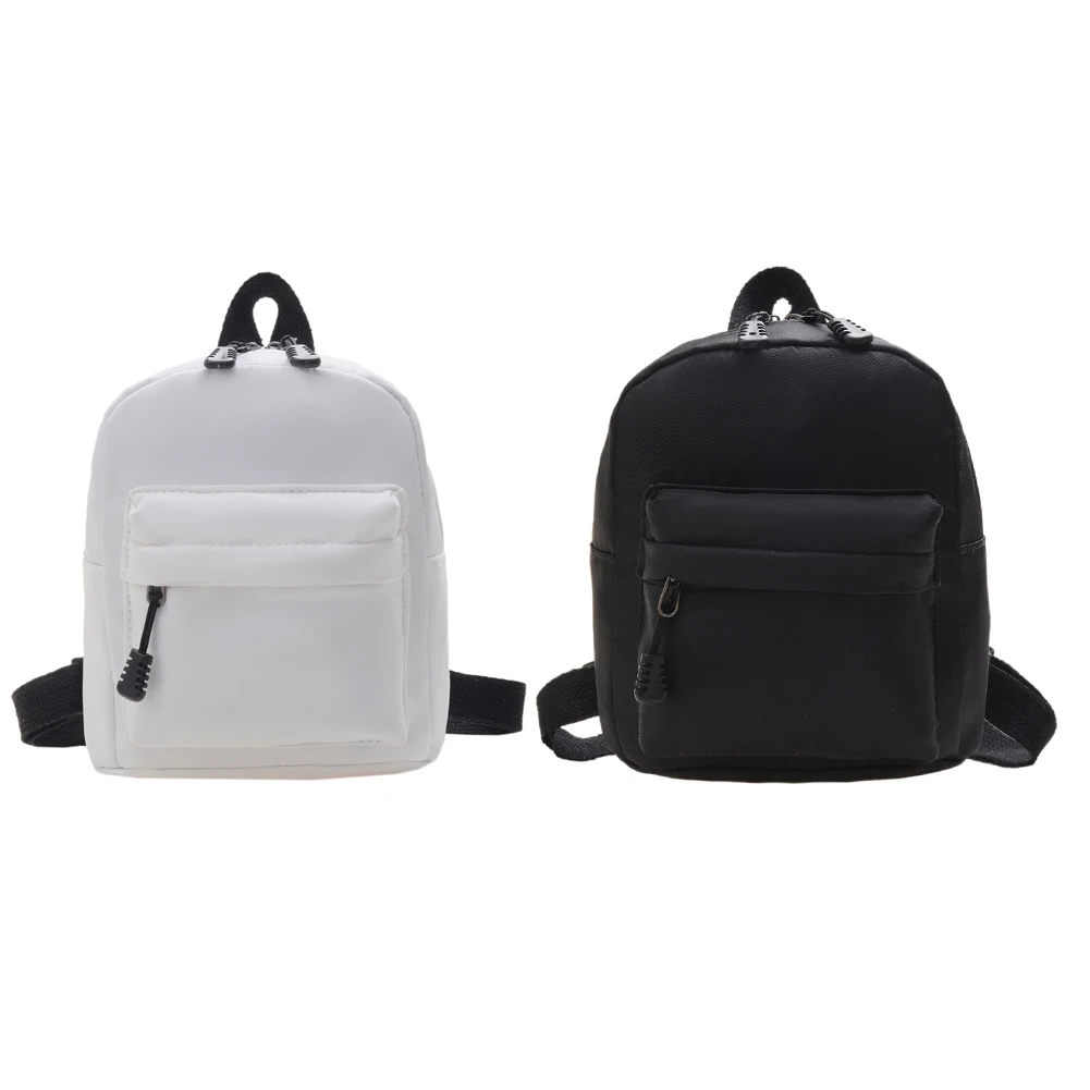 Casual Nylon Women Mini Backpack Solid Color Small School Bags for Students Shoulder Handbags Female Traveling Top-hondle Bags