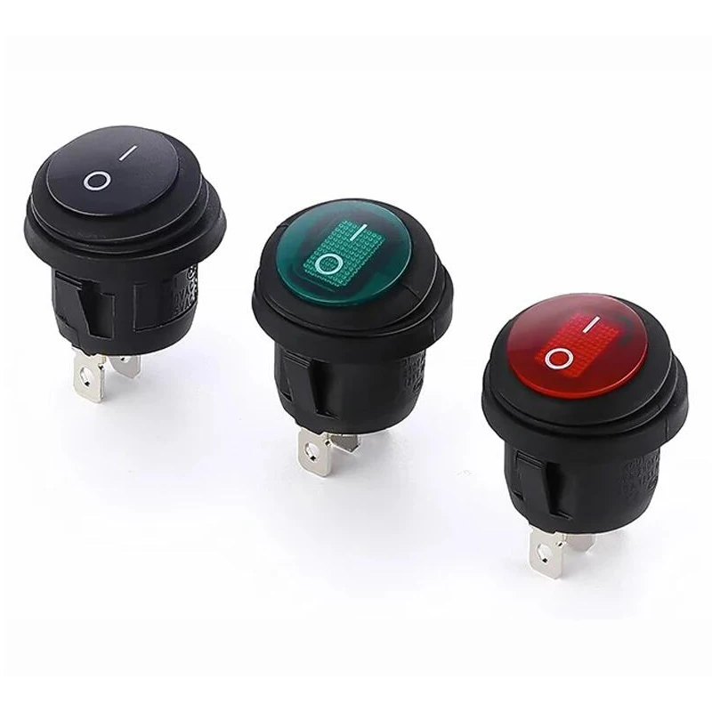 รูปสินค้า สวิตช์ไฟ LED กันน้ำ 12V/220V แบบ Rocker Switch