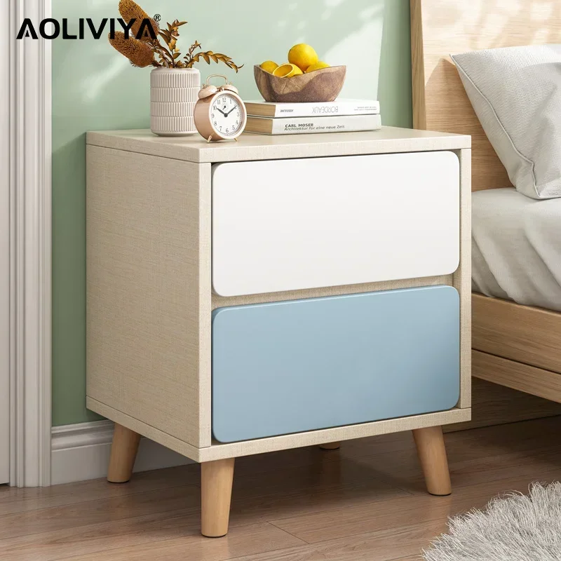 

SH AOLIVIYA Bedside Table Mini Small Rack Simple Bedroom Economical Storage Cabinet Modern Minimalist Storage Drawer Cabinet