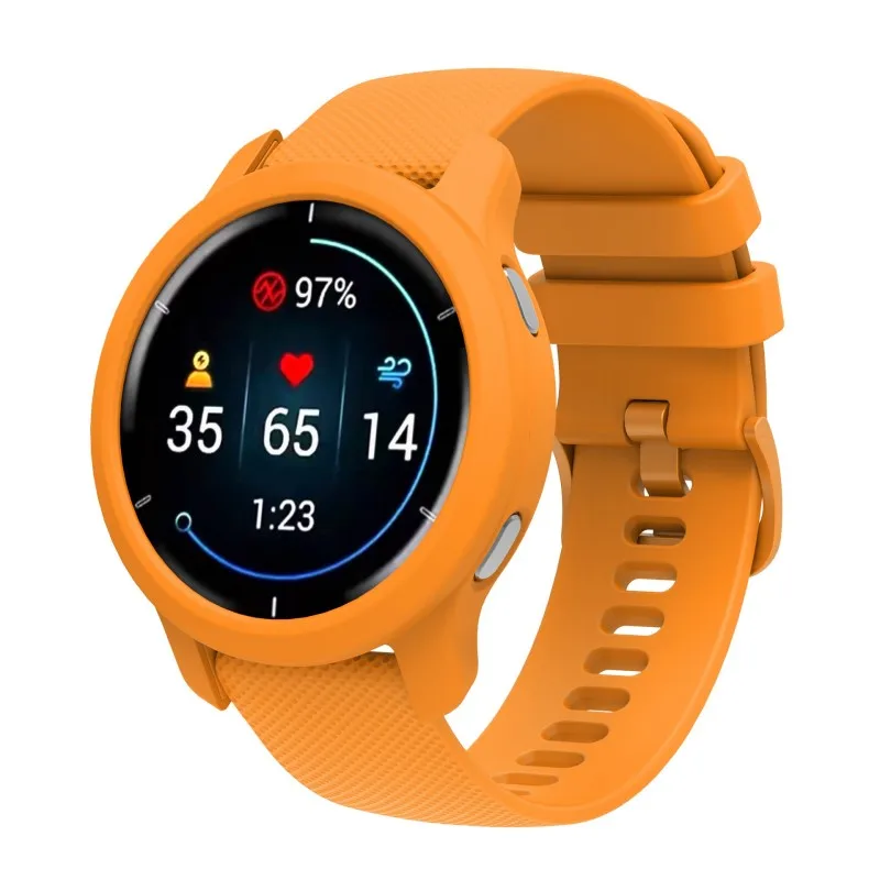 Soft Silicone Strap and Protective Bumper Case