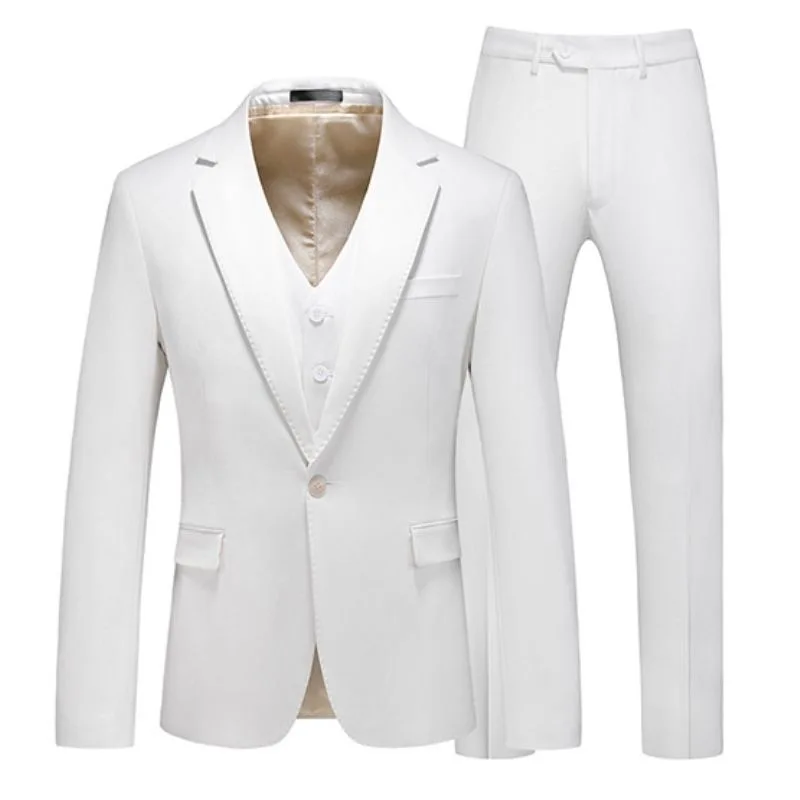 

O487Best man wedding banquet dress nightclub performance host suit set