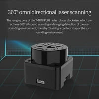T-MINI-Plus Lidar Scanner 360°TOF Ranging 12M 3D Sensor Kit Support ROS1 ROS2 ROS Robotics Raspberry Pi Jetson NANO 2