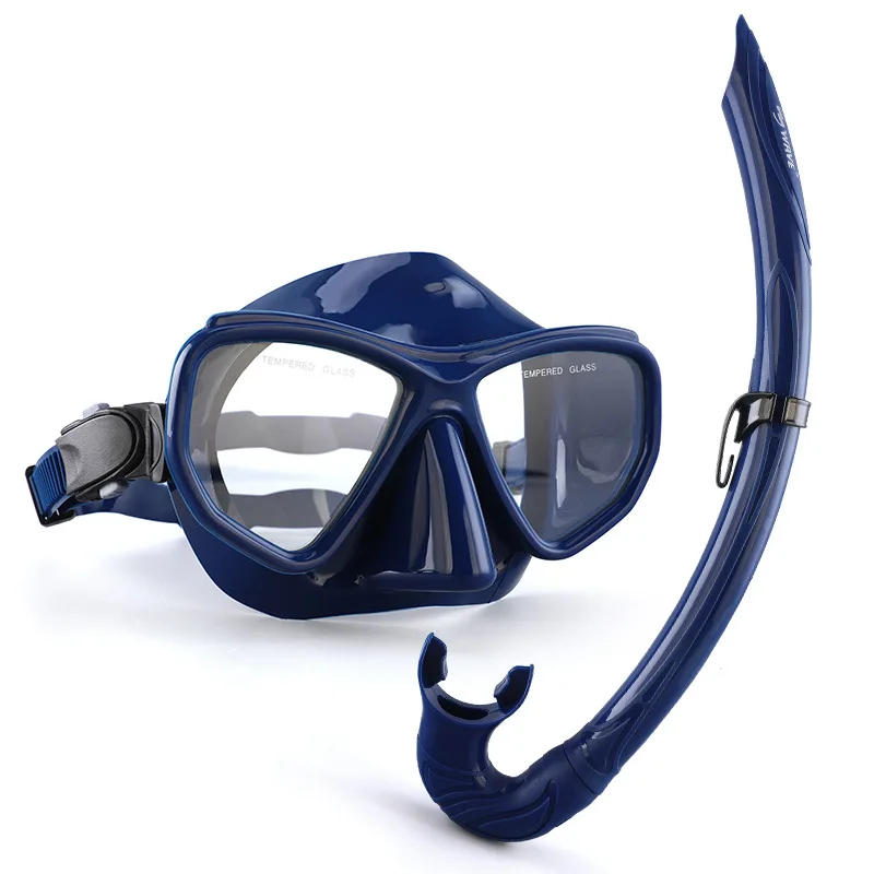 WAVE Quality Snorkeling Glass Eyewear Mask Diving Goggles Snorkel Snorkel Snorkeling Goggles Set Diving Supplies