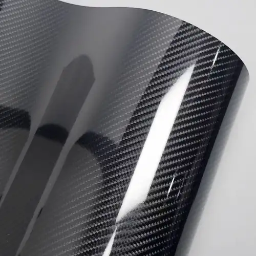 High Gloss 6D 5D Carbon Fiber Black Car Foiling Wrap Vinyl Car Wrapping Folie Automotive Vinyl for Motorcycle Vinyls Motorcycles - Image 6