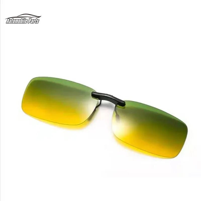 Flip-up Clip-on Sunglasses Polarized Sunglasses Metal Clip Rimless Prescription Glasses Driving Glasses 1 Pcs