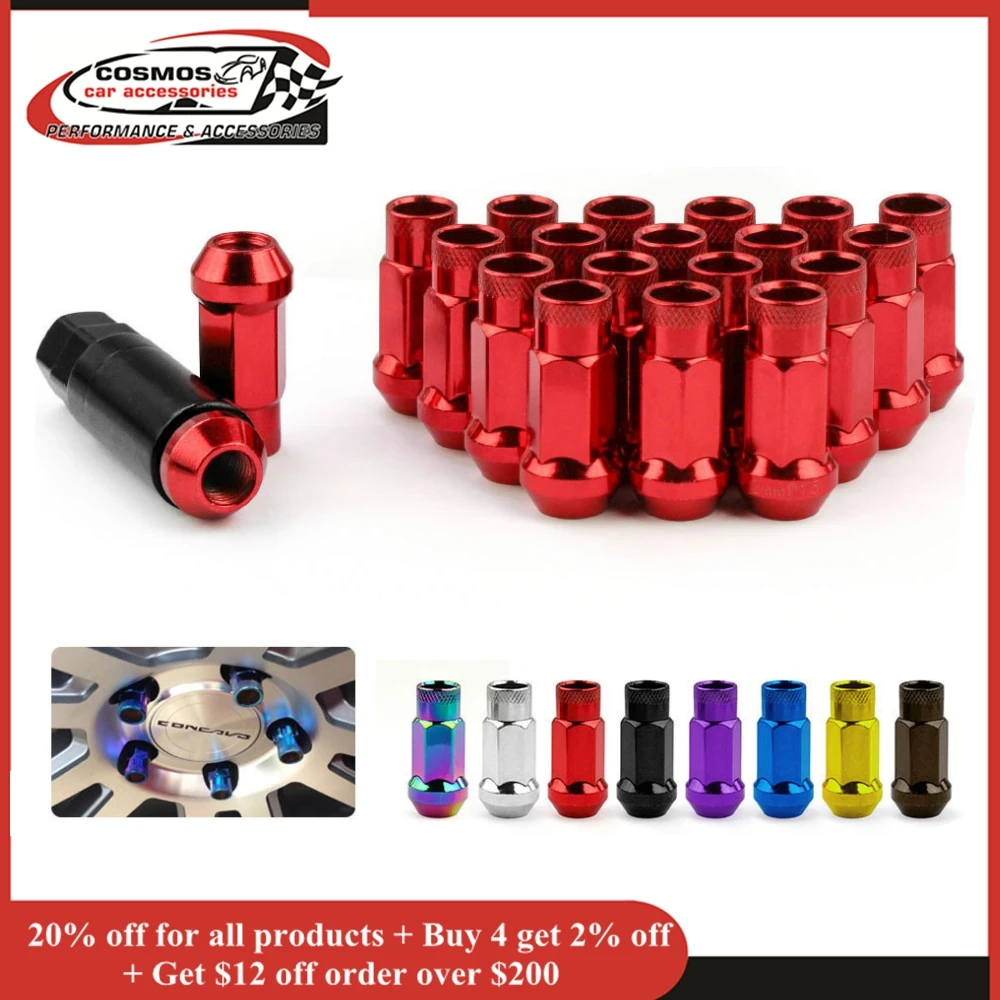 

Wheel Lug Nut Aluminum Light Tire screw Nut nut 20+1/set