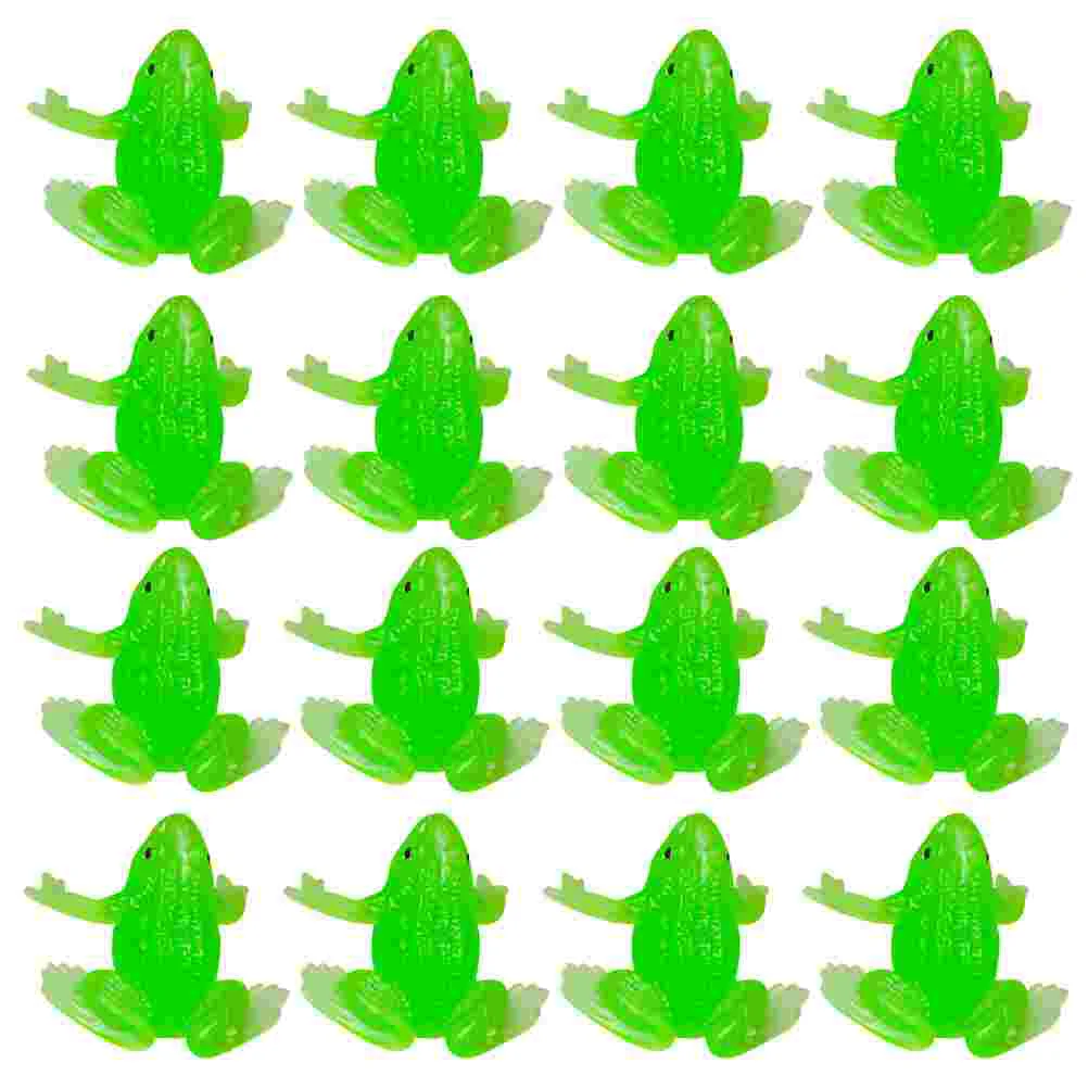 

20 Pcs Mini Frog Children's Toys Desktop Decor Plant for Kids Decorative Frogs Figurines Tpr Learning
