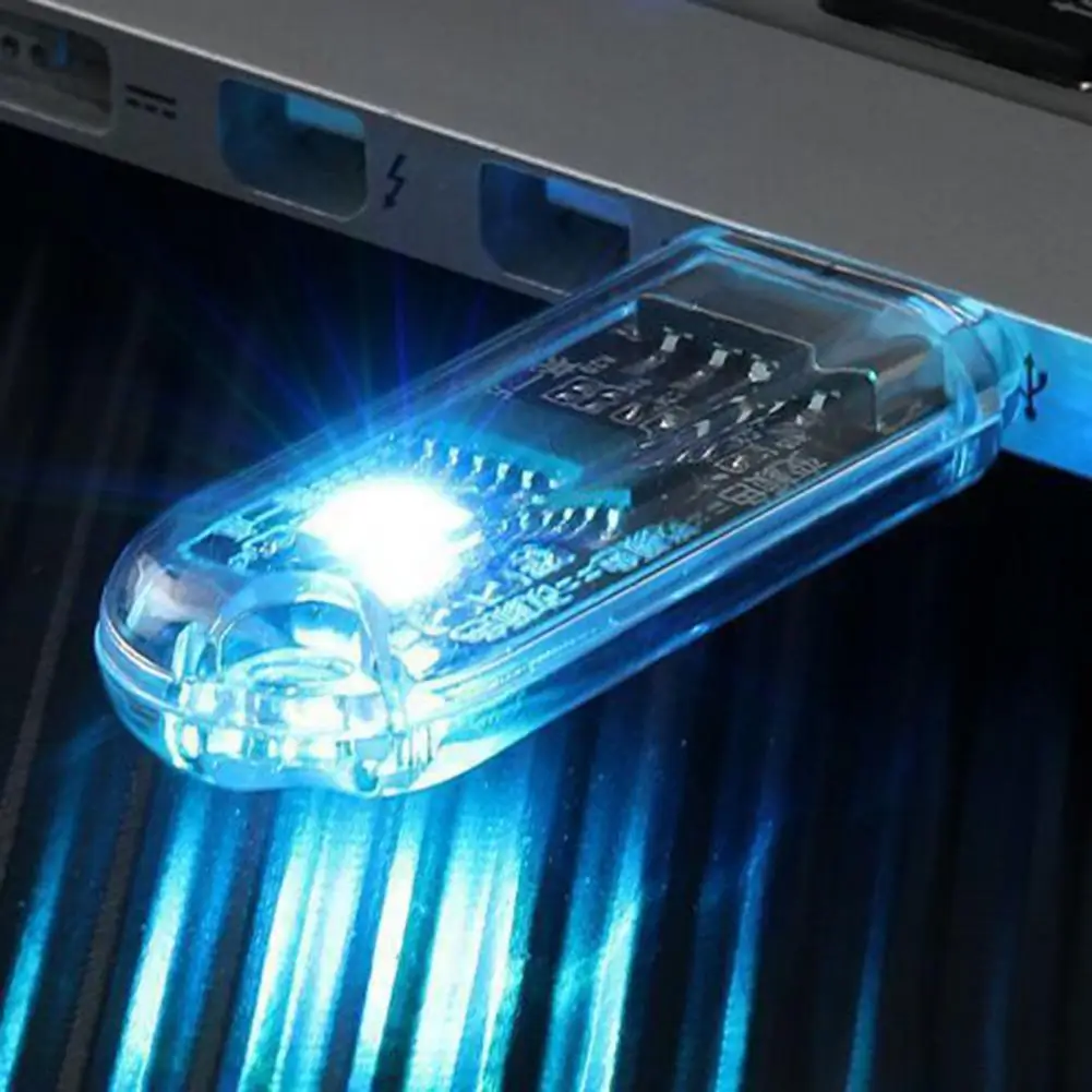 Voice Control USB LED Book Lights 3LEDs Bulb 5V Power Colorful Switching Flicker-Free Input USB Night light